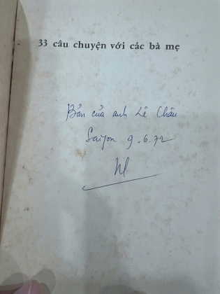 33 CÂU CHUYỆN VỚI CÁC BÀ MẸ  - NGUYỄN HIẾN LÊ (BẢN ĐẶC BIỆT CÓ THỦ BÚT DỊCH GIẢ)