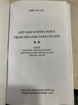 VIỆT NAM VÀ ĐÔNG NAM Á TRONG BỐI CẢNH TOÀN CẦU HÓA - NHIỀU TÁC GIẢ