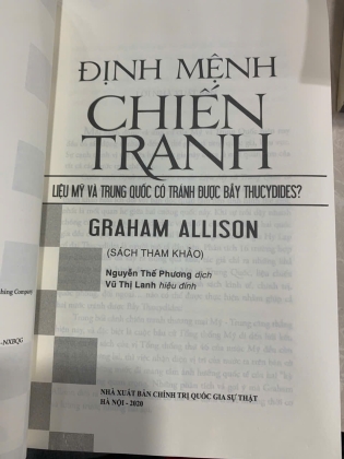 ĐỊNH MỆNH CHIẾN TRANH - GRAHAM ALLISON