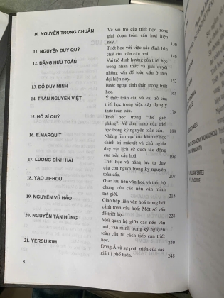 TRIẾT HỌC TRONG KỶ NGUYÊN TOÀN CẦU (PHẠM VĂN ĐỨC, ĐẶNG HỮU TOÀN CHỦ BIÊN)