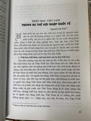 TRIẾT HỌC TRONG KỶ NGUYÊN TOÀN CẦU (PHẠM VĂN ĐỨC, ĐẶNG HỮU TOÀN CHỦ BIÊN)
