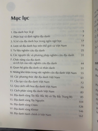 ĐỊA DANH HỌC VIỆT NAM - LÊ TRUNG HOA