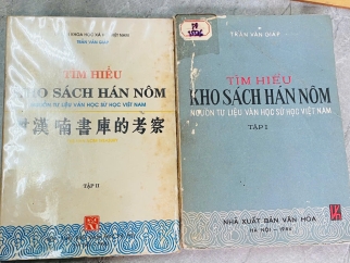 TÌM HIỂU KHO SÁCH HÁN NÔM - TRẦN VĂN GIÁP 