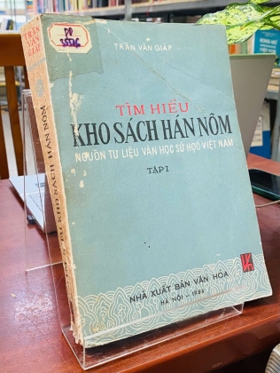 TÌM HIỂU KHO SÁCH HÁN NÔM - TRẦN VĂN GIÁP 