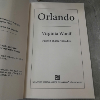 ORLANDO - VIRGINIA WOOLF