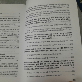 CÁC MÔ HÌNH TỔ CHỨC QUẦN CHÚNG BẢO VỆ AN NINH, TRẬT TỰ TRONG VÙNG ĐỒNG BÀO DÂN TỘC THIỂU SỐ TỈNH ĐẮK LẮK 