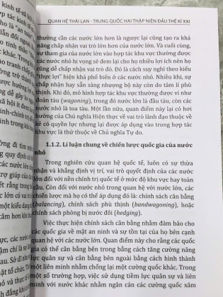 QUAN HỆ THÁI LAN TRUNG QUỐC HAI THẬP NIÊN ĐẦU THẾ KỶ XXI