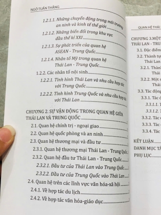QUAN HỆ THÁI LAN TRUNG QUỐC HAI THẬP NIÊN ĐẦU THẾ KỶ XXI