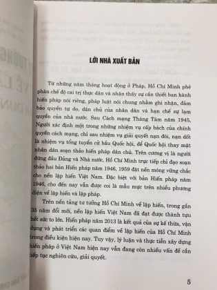 TƯ TƯỞNG HỒ CHÍ MINH VỀ LẬP HIẾN NỘI DUNG VÀ GIÁ TRỊ - LÊ THỊ HẰNG