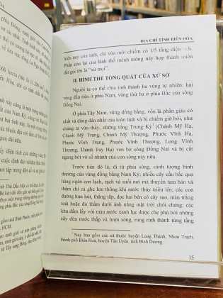 ĐỊA CHÍ TỈNH BIÊN HOÀ - M. ROBERT
