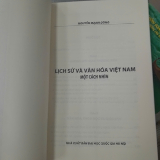 LỊCH SỬ VÀ VĂN HOÁ VIỆT NAM MỘT CÁCH NHÌN - NGUYỄN MẠNH DŨNG