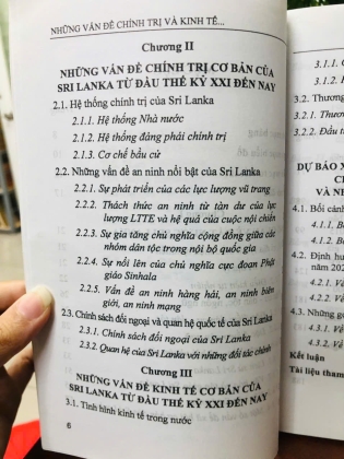 NHỮNG VẤN ĐỀ CHÍNH TRỊ VÀ KINH TẾ CƠ BẢN CỦA SRI LANKA - NGÔ XUÂN BÌNH