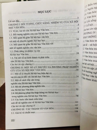 GIÁO TRÌNH XÃ HỘI HỌC VĂN HOÁ - MAI THỊ KIM THANH