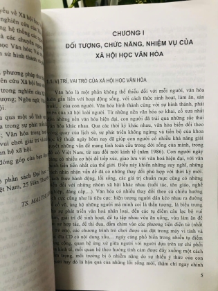 GIÁO TRÌNH XÃ HỘI HỌC VĂN HOÁ - MAI THỊ KIM THANH