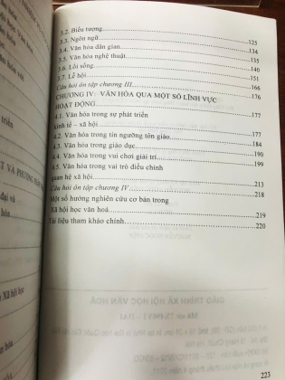 GIÁO TRÌNH XÃ HỘI HỌC VĂN HOÁ - MAI THỊ KIM THANH