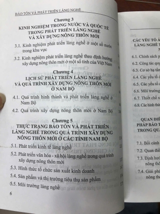 BẢO TỒN VÀ PHÁT TRIỂN LÀNG NGHỀ TRONG QUÁ TRÌNH XÂY DỰNG NÔNG THÔN MỚI Ở NAM BỘ - ĐINH TRỌNG THU