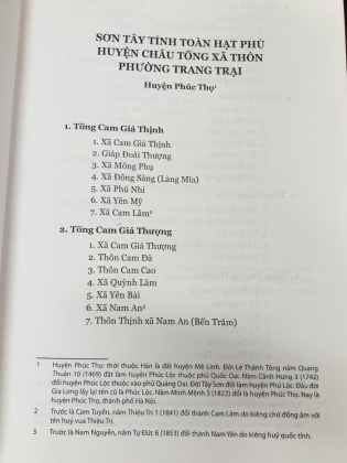 HUYỆN PHÚC THỌ LÀNG CÃ VÀ NHỮNG DI SẢN VĂN HOÁ (TẬP 1) - NGUYỄN XUÂN DIỆN