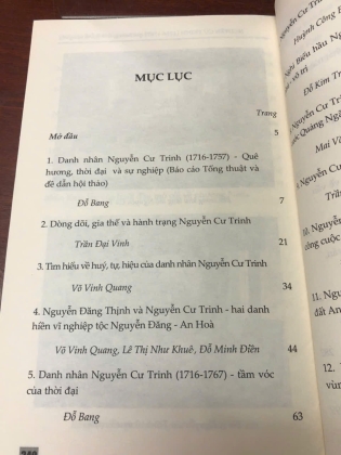 NGUYỄN CƯ TRINH (1716 - 1767) QUÊ HƯƠNG, THỜI ĐẠI VÀ SỰ NGHIỆP - ĐỖ BANG