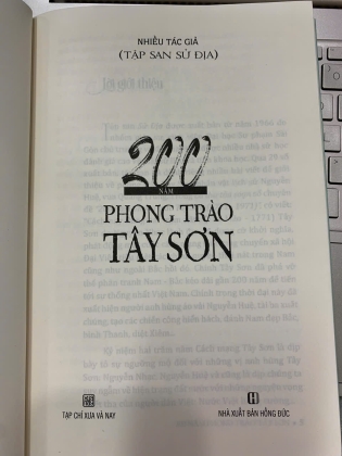 200 NĂM PHONG TRÀO TÂY SƠN - NHIỀU TÁC GIẢ (TẬP SAN SỬ ĐỊA)
