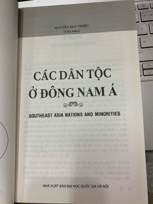 CÁC DÂN TỘC Ở ĐÔNG NAM Á - NGUYỄN DUY THIỆU (CHỦ BIÊN)