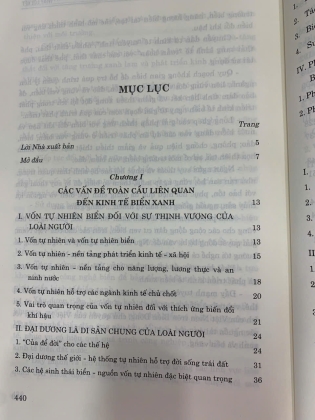 KINH TẾ BIỂN XANH CÁC VẤN ĐỀ VÀ CÁCH TIẾP CẬN CHO VIỆT NAM - PGS. TS. NGUYỄN CHU HỒI (CHỦ BIÊN)