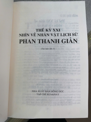 THẾ KỶ XXI NHÌN VỀ NHÂN VẬT LỊCH SỬ PHAN THANH GIẢN - NHIỀU TÁC GIẢ