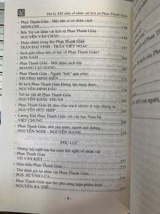 THẾ KỶ XXI NHÌN VỀ NHÂN VẬT LỊCH SỬ PHAN THANH GIẢN - NHIỀU TÁC GIẢ