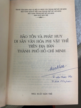 BẢO TỒN VÀ PHÁT HUY DI SẢN VĂN HÓA PHI VẬT THỂ TRÊN ĐỊA BÀN TP. HỒ CHÍ MINH