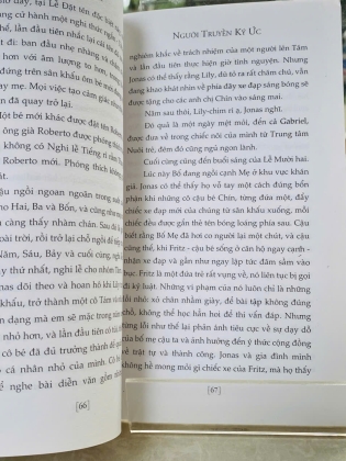 NGƯỜI TRUYỀN KÝ ỨC - LOIS LOWRY