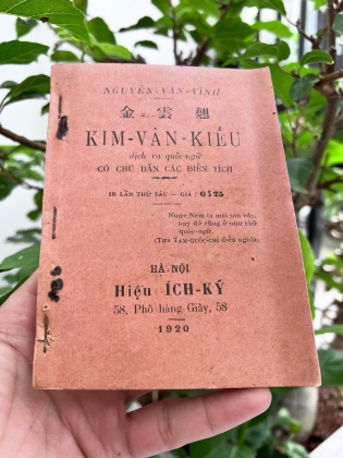 KIM VÂN KIỀU - NGUYỄN VĂN VĨNH (1920)