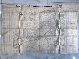 BẢN ĐỒ SÀI GÒN NĂM 1963 