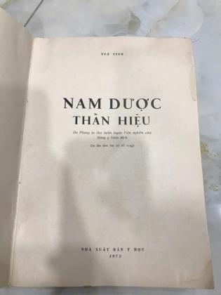 NAM DƯỢC THẦN HIỆU - TUỆ TĨNH