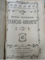 NOUVEAU DICTIONNAIRE FRANCAIS - ANNAMITE (TÂN TỪ ĐIỂN PHÁP - VIỆT)