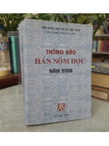 THÔNG BÁO HÁN NÔM HỌC NĂM 2008