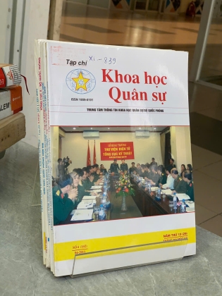 TẠP CHÍ KHOA HỌC QUÂN SỰ - TRUNG TÂM THÔNG TIN KHOA HỌC QUÂN SỰ/ BỘ QUỐC PHÒNG