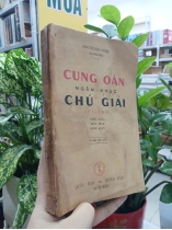 CUNG OÁN NGÂM KHÚC CHÚ GIẢI - LÊ VĂN HÒE