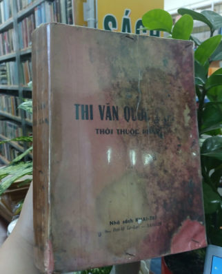 THI VĂN QUỐC CẤM THỜI THUỘC PHÁP - THÁI BẠCH