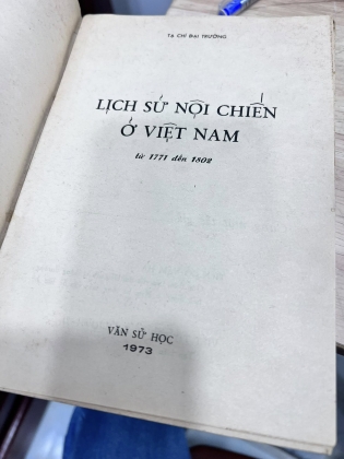 LỊCH SỬ NỘI CHIẾN Ở VIỆT NAM  - TẠ CHÍ ĐẠI TRƯỜNG (1973)