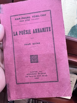 La poésie annamite - Phạm Quỳnh (1931)
