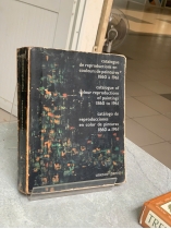 CATALOGUE DE REPRODUCTIONS EN COULEURS DE PEINTURES 1860 À 1961 (DANH MỤC TÁI BẢN MÀU TRANH HỘI HỌA GIAI ĐOẠN 1860 - 1961) - UNE