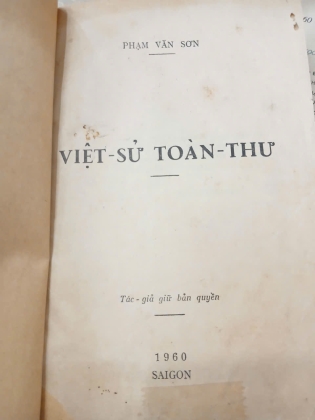 VIỆT SỬ TOÀN THƯ - PHẠM VĂN SƠN