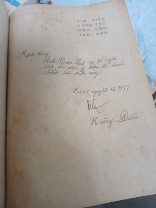 TÌM HIỂU CÔNG TÁC HẬU CẦN THỜI XƯA - HOÀNG ĐIỀN