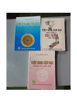 VIỆT NAM CẬN ĐẠI NHỮNG SỬ LIỆU MỚI