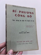 BÍ PHƯƠNG CÔNG BỐ - NGUYỄN MẠNH BỔNG