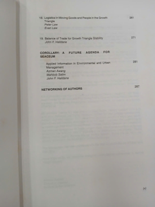 INDONESIA - MALAYSIA - SINGAPORE GROWTH TRIANGLE: BORDERLESS REGION FOR SUSTAINABLE PROGRESS