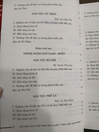 CÁC DÂN TỘC Ở VIỆT NAM (TẬP 4) - VƯƠNG XUÂN TÌNH (CHỦ BIÊN) 