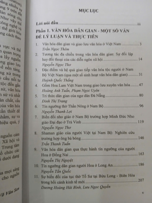 VĂN HOÁ DÂN GIAN VÀ GIAO LƯU XUYÊN VĂN HOÁ Ở ĐÔNG Á - VĂN HÓA DÂN GIAN: CHO HẠT NẢY MẦM