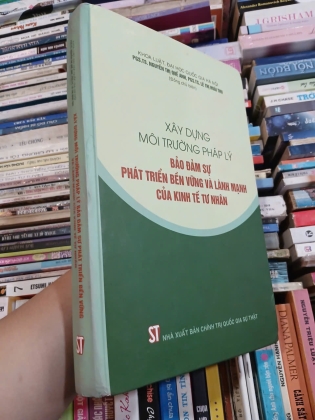 XÂY DỰNG MÔI TRƯỜNG PHÁP LÝ BẢO ĐẢM SỰ PHÁT TRIỂN BỀN VỮNG & LÀNH MẠNH CỦA KINH TẾ TƯ NHÂN (BÌA CỨNG) - NGUYỄN THỊ QUẾ ANH, LÊ T