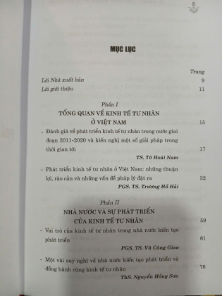 XÂY DỰNG MÔI TRƯỜNG PHÁP LÝ BẢO ĐẢM SỰ PHÁT TRIỂN BỀN VỮNG & LÀNH MẠNH CỦA KINH TẾ TƯ NHÂN (BÌA CỨNG) - NGUYỄN THỊ QUẾ ANH, LÊ T
