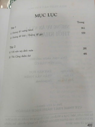 NHỮNG VỤ ÁN KỲ LẠ THỜI KHANG HY - MÂN GIANG (Dịch giả: Ông Văn Tùng)
